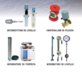 Interruttori, misuratori e controllori