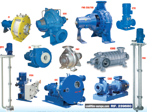 Pompe centrifughe, peristaltiche e verticali