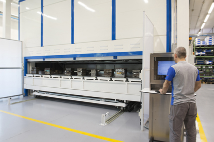 Il magazzino verticale automatico di ATAM dispone di un software per schedulare la manutenzione