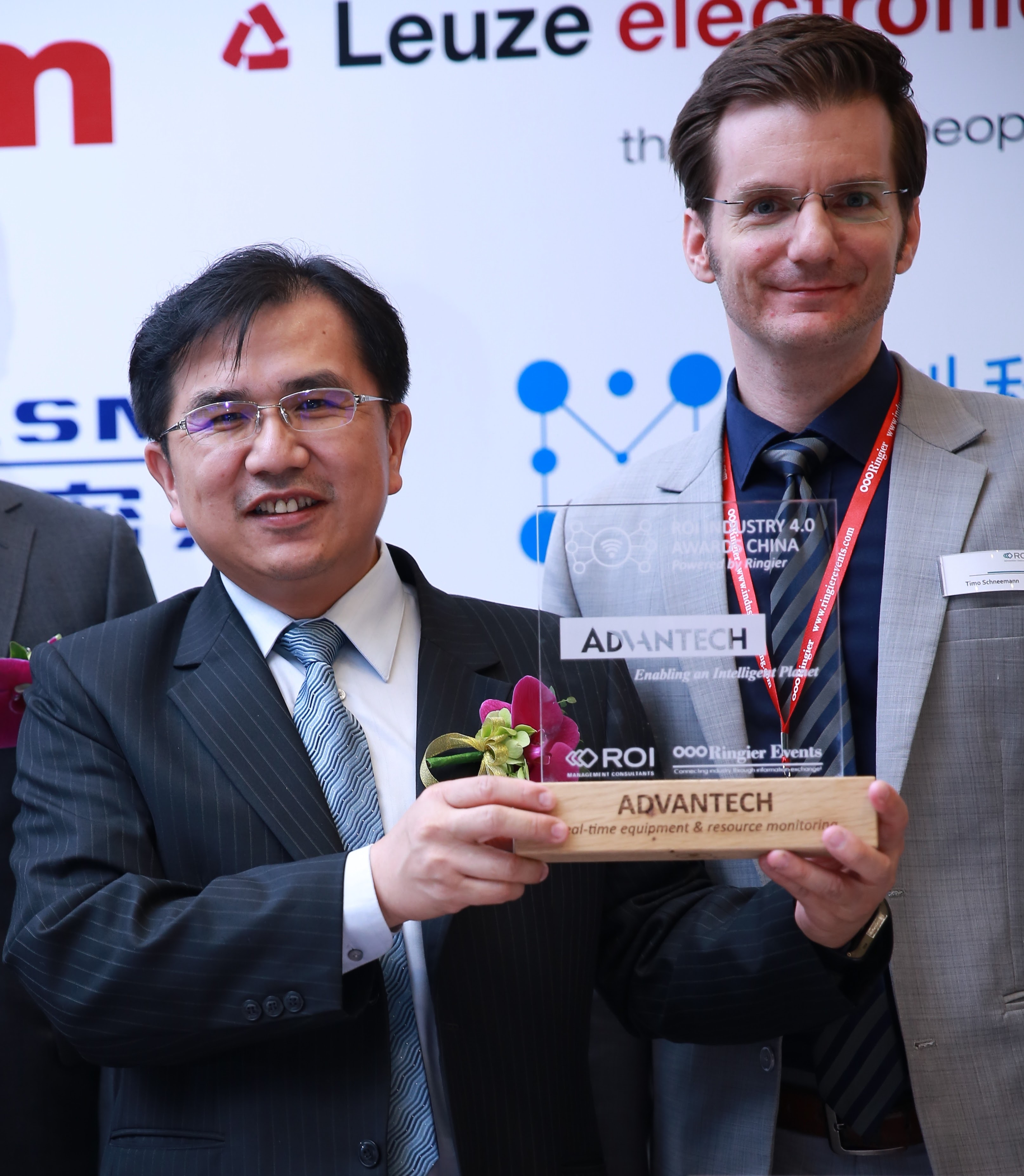 Tim Roe Antech Advantech vince il premio “ROI Industry 4.0 Award China”