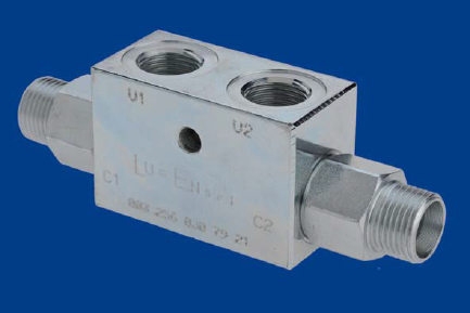 Le valvole di blocco di LuEn offrono un campo di portata fino a 200 litri/m