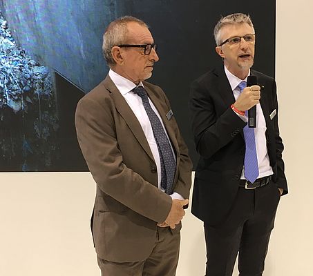 Giovanni Gatto, attuale Managing Director di SICK Italia, e Luca Cravero, Manager Regional Sales di Sick Spa