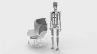 Argus Mova è una sedia intelligente dotata di sensori piezoelettrici a elevata sensibilità