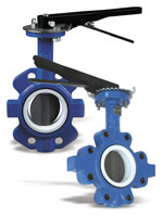 Valvole a farfalla teflonate